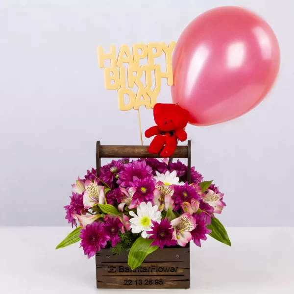 بهترین باکس گل برای تولد نوزاد