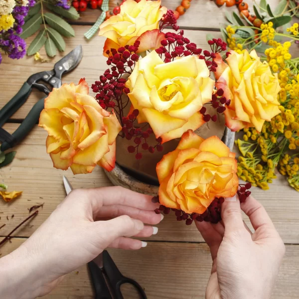 گل آرایی شب یلدا