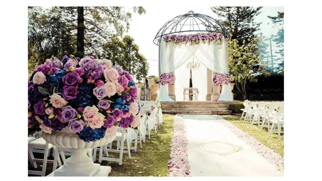 گل آرایی باغ