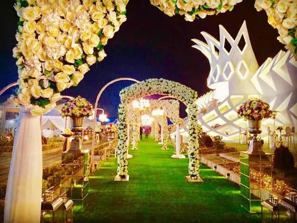 گل آرایی مراسم عروسی 