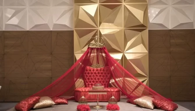 گل آرایی مراسم حنابندون