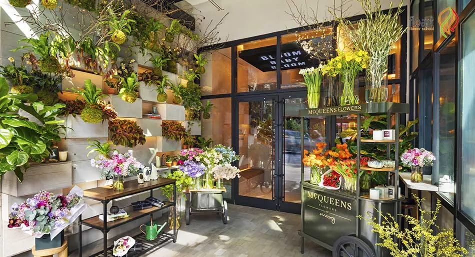 گل آرایی ویترین