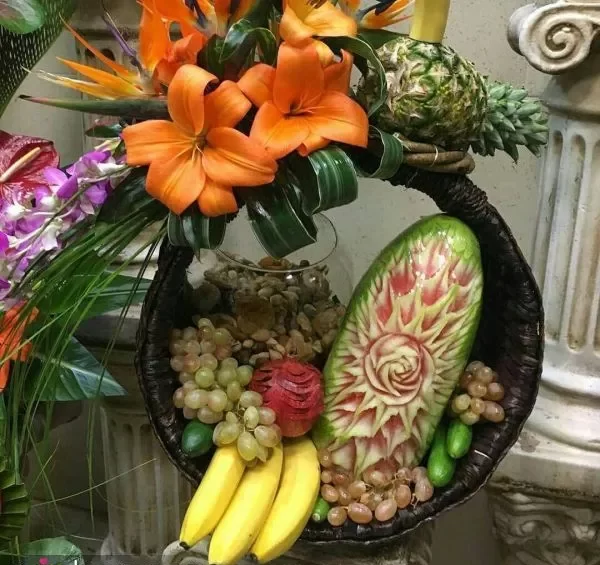 گل آرایی شب یلدا عروس