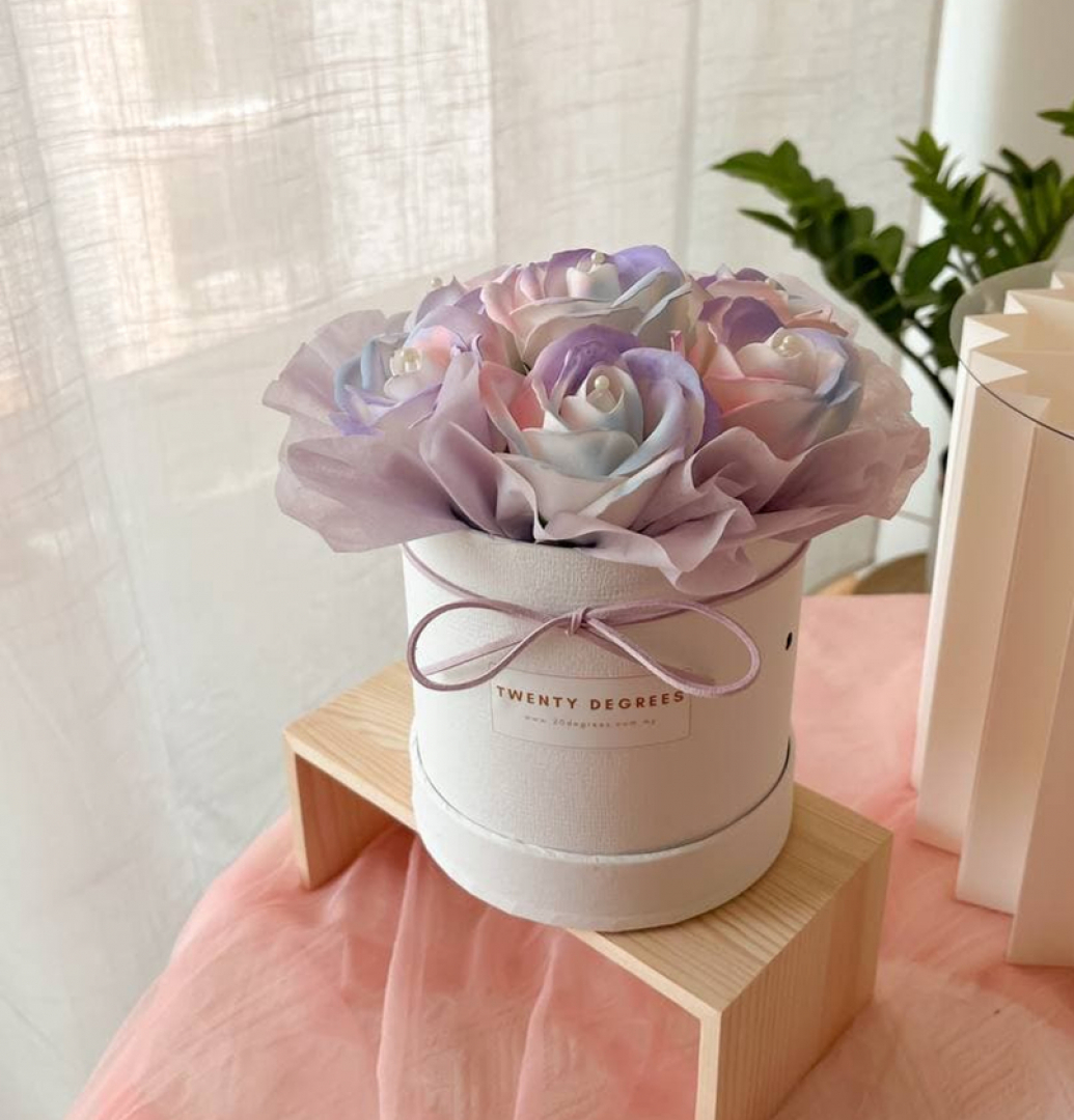 باکس گل صابونی