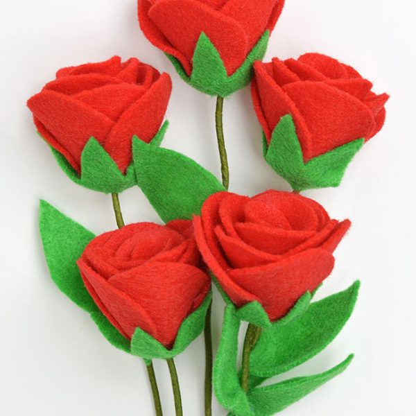باکس گل رز نمدی