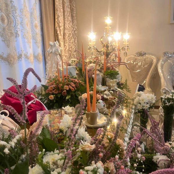 عکس گل آرایی بله برون