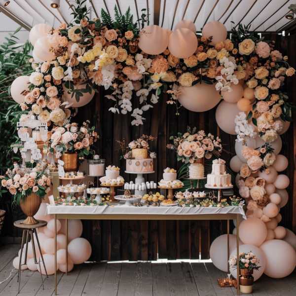 دکور تولد با گل